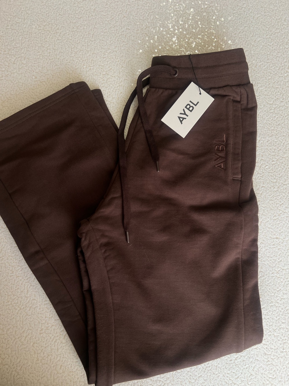 NWT AYBL Womens Brown Sweatpant